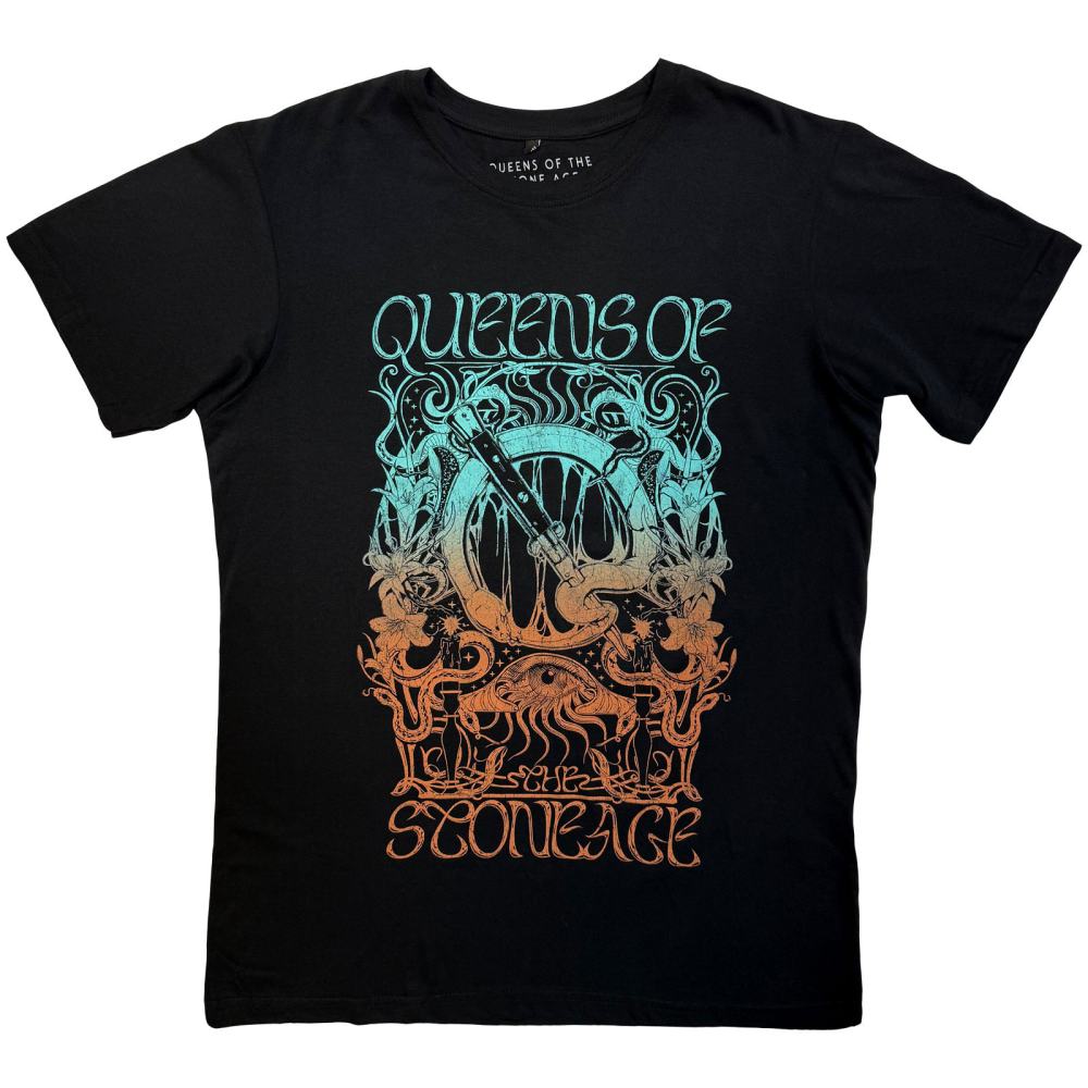 Queens Of The Stone Age - Montage Mens Tshirt - Black